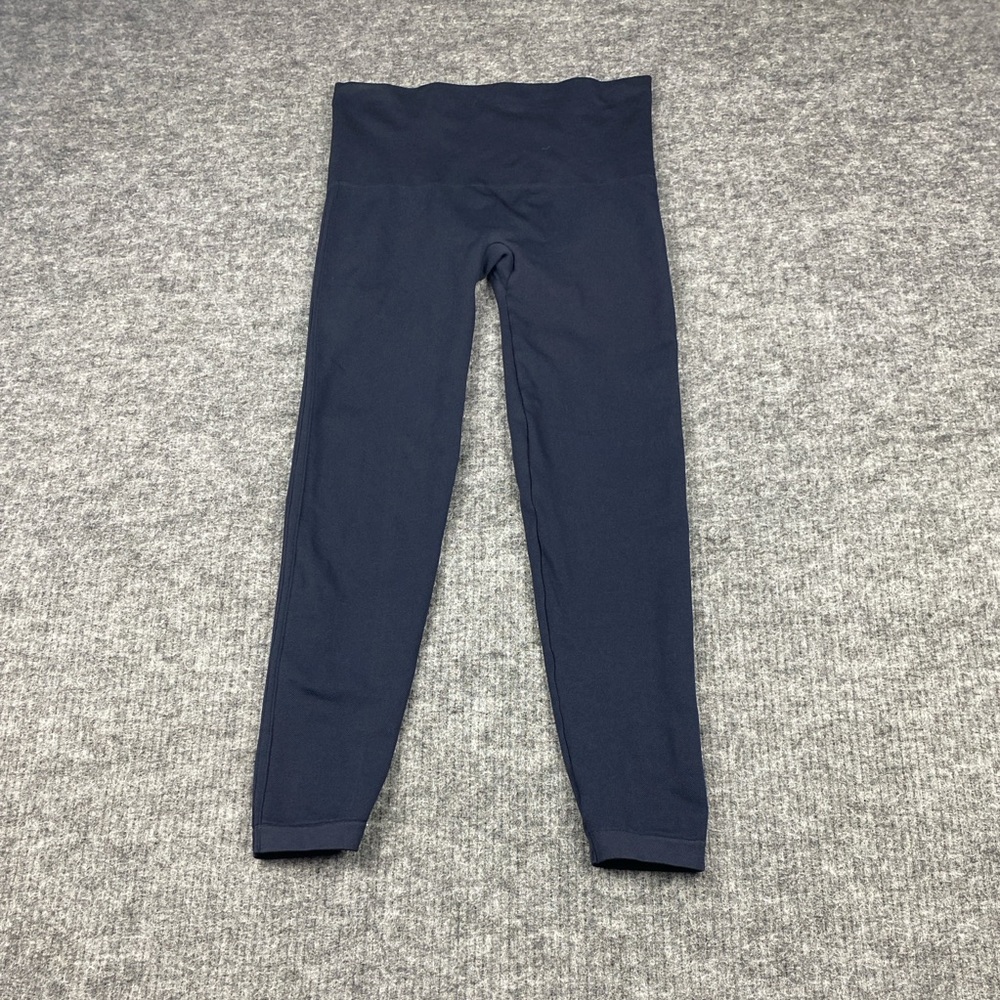 Spanx Leggings Womens Extra‎ Large Dark Blue Yoga Workout Lightweight Athletic